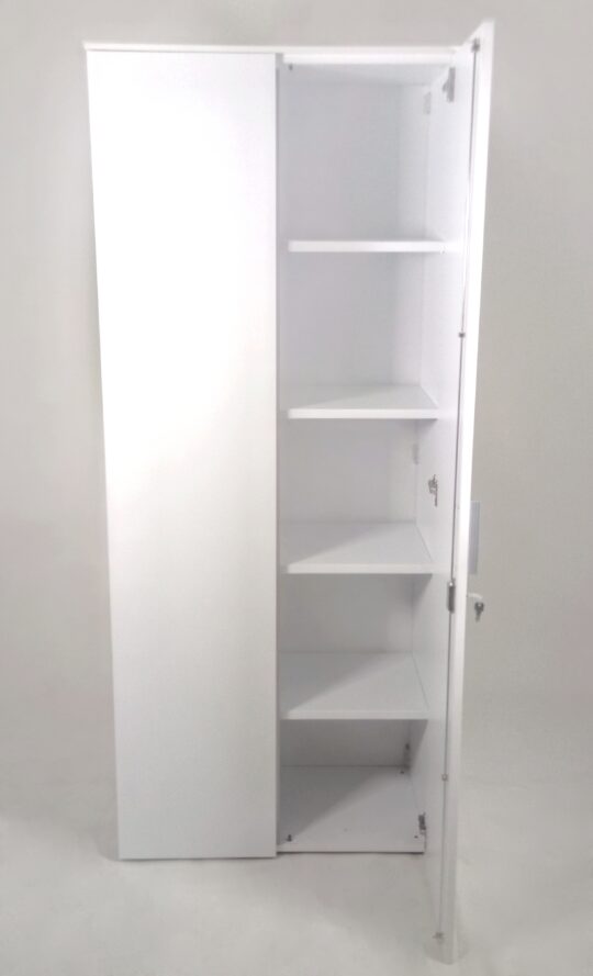 Armoire haute mélaminé Blanc OCABURO, vente et location de mobilier d